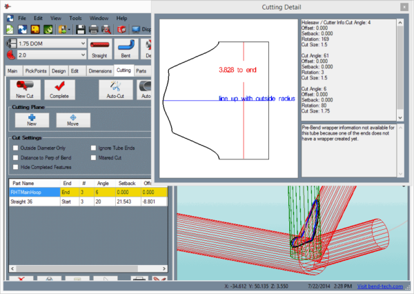 Cutting Wrappers Bend-Tech Software Cutting Wrappers